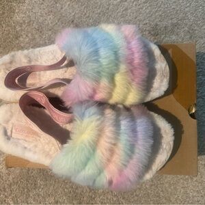 Koolaburra by Ugg Colorful Faux Fur Women's Slippers